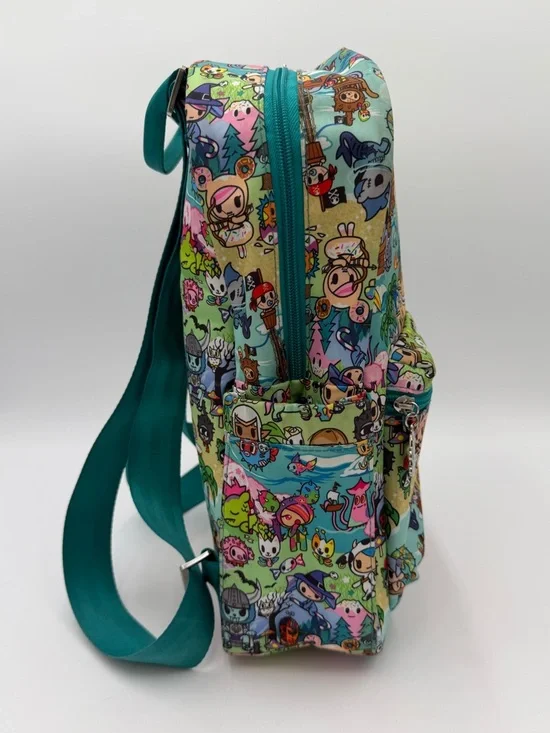 JuJuBe x tokidoki Fantasy Paradise Mini Be Backpack HTF Teal Lining EUC - Picture 3 of 10